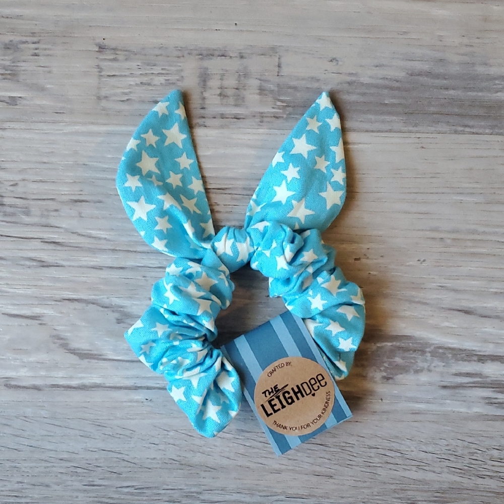 Blue Star Kids Hair Scrunchie